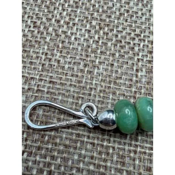 Jay King Green Gemstone & Sterling Silver Beaded Necklace - Picture 7 of 8